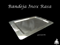 Bandeja Inox Rasa 43x31cm