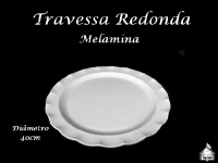 Travessa Melamina Redonda - 40cm