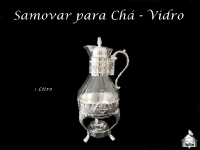 Samovar Vidro para Chá - 1 Litro